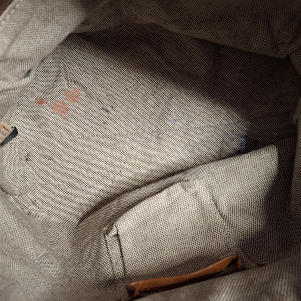 Vintage Dooney & Bourke Leather Black and Brown Hobo Bag - Picture 3 of 3